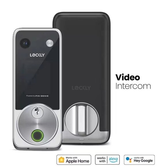 Lockly 2K Video Vision Zeno Series Deadbolt WiFi Smart Lock Home Key Fingerprint - Picture 7 of 16